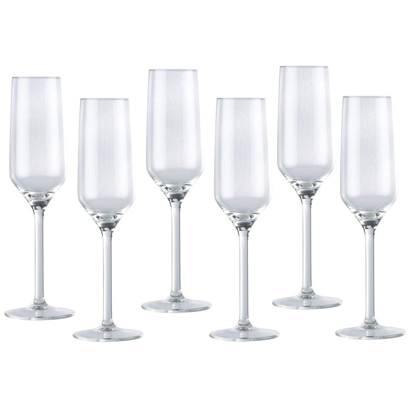 30x Champagneglas/glazen 22 centiliter - Top Merken Winkel